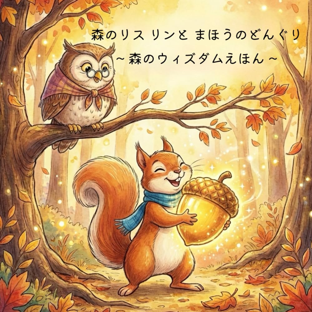 森のリス リンと まほうのどんぐり~ 森のウィズダムえほん~ (おやすみ森のシアター)