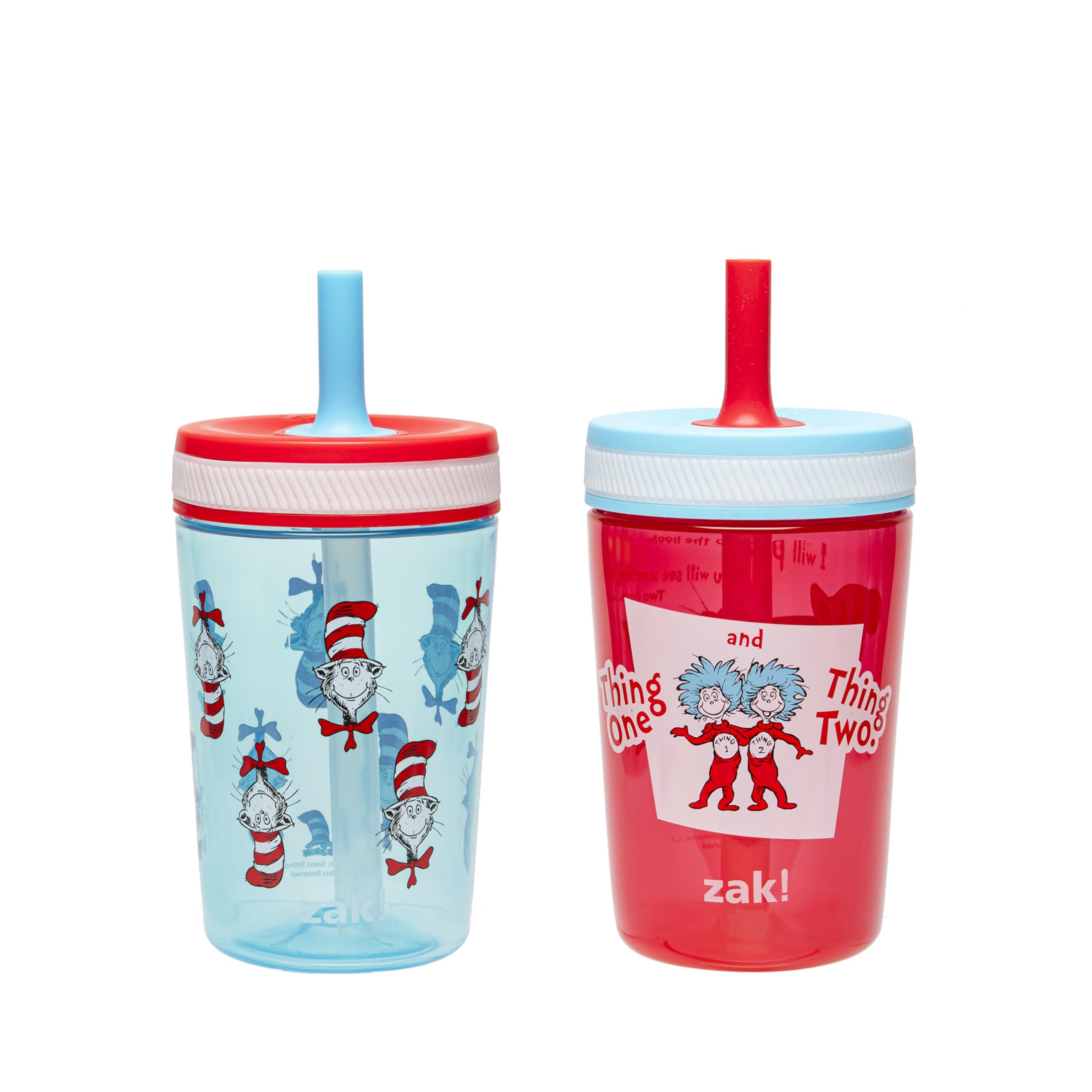 Amazon.com: Zak Designs Dr. Seuss Kelso Toddler Cups For Travel or