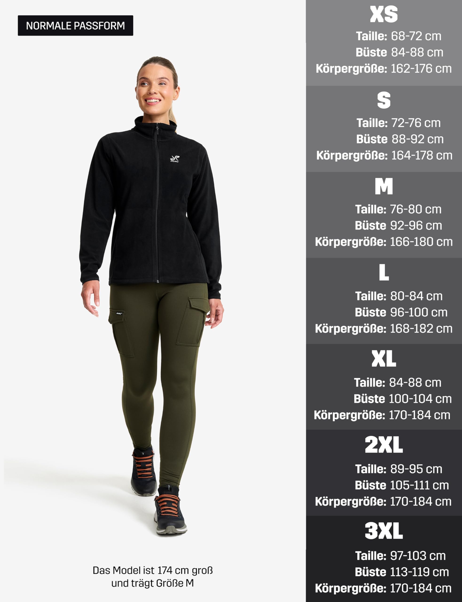 RevolutionRace Hiker Full-Zip Fleece für Damen, leichter Fleecepullover, perfekte Fleecejacke für Wanderungen und Outdoor-Abenteuer