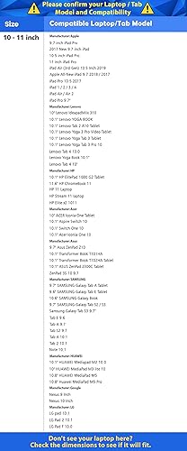 Miniatura 4 de Laptop Skin Shop - Funda de neopreno para laptop de 8 a 10.2 pulgadas, con asa y correa ajustable para el hombro, estampado de cebra