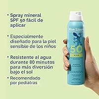 Vista 2 de Blue Lizard - Protector solar mineral para niños con óxido de zinc, SPF 50+, resistente al agua, protección UVA/UVB