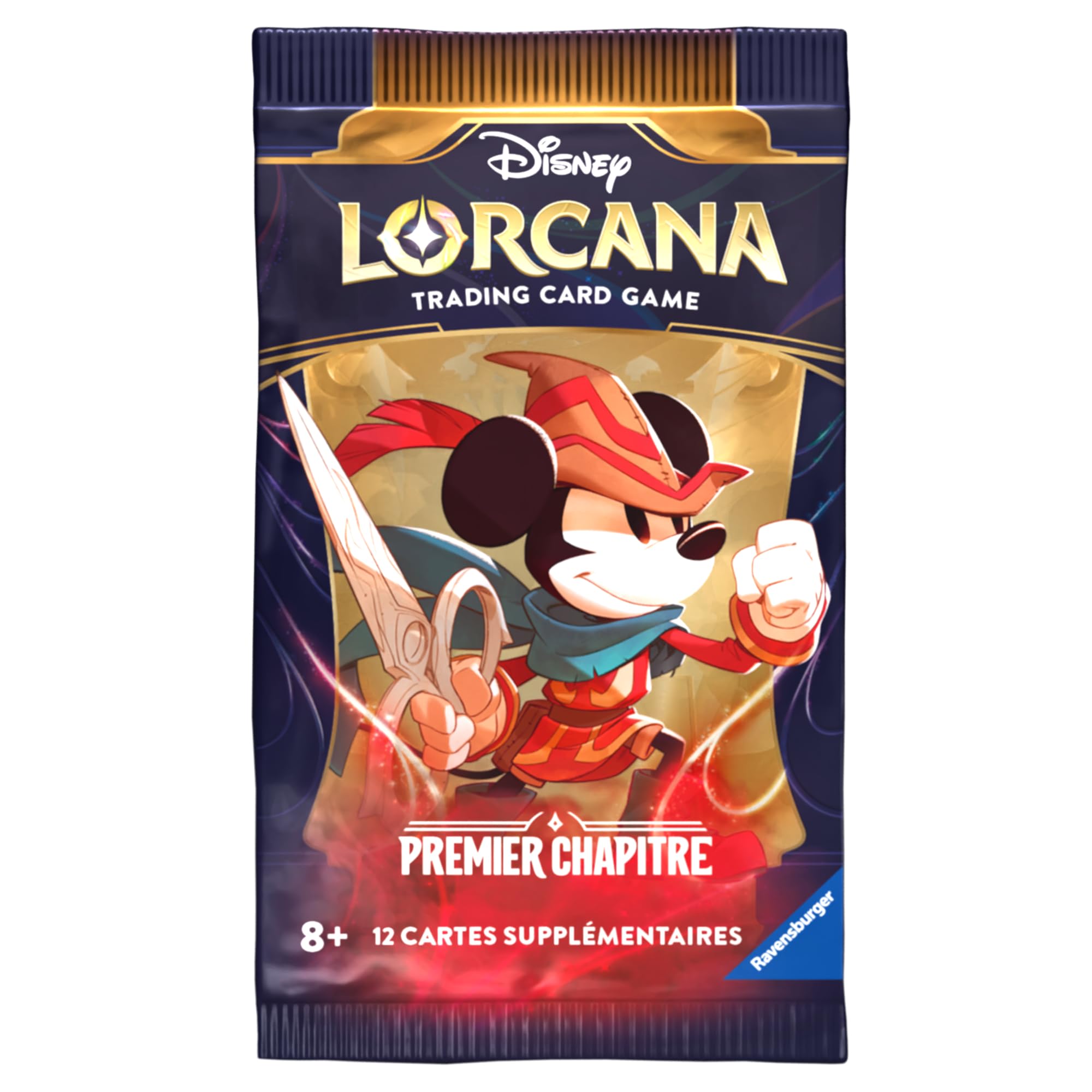 Ravensburger - Disney Lorcana : Premier Chapitre - Jeu de Carte à Collectionner - Pack de 24 Booster - Dès 8 Ans - 12 Cartes par Booster - Version Française