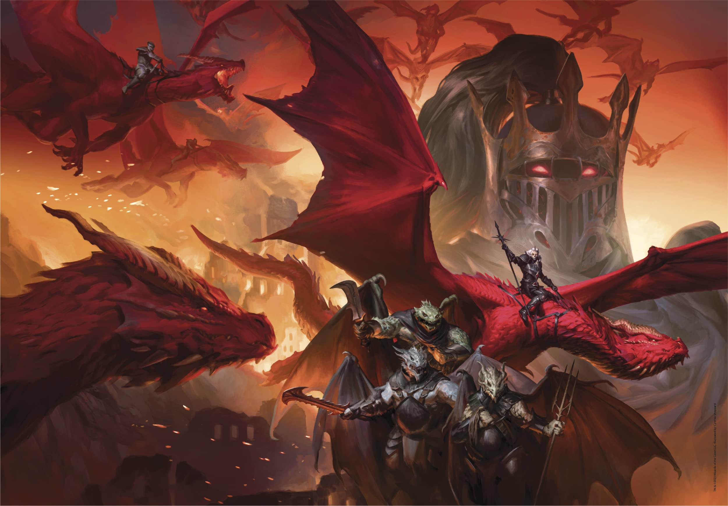 Clementoni - 39733 - Puzzle Dungeons & Dragons - Jigsaw Puzzle 1000 Pieces, Jigsaw Puzzle For Adults - Made In Italy - Image 2