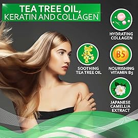 Tea Tree Oil Conditioner - Sulfate and Paraben Free - Anti Dandruff Treatment for Itchy, Dry Scalps - Ideal for Women and Men with Oily Hair and Scalp Buildup