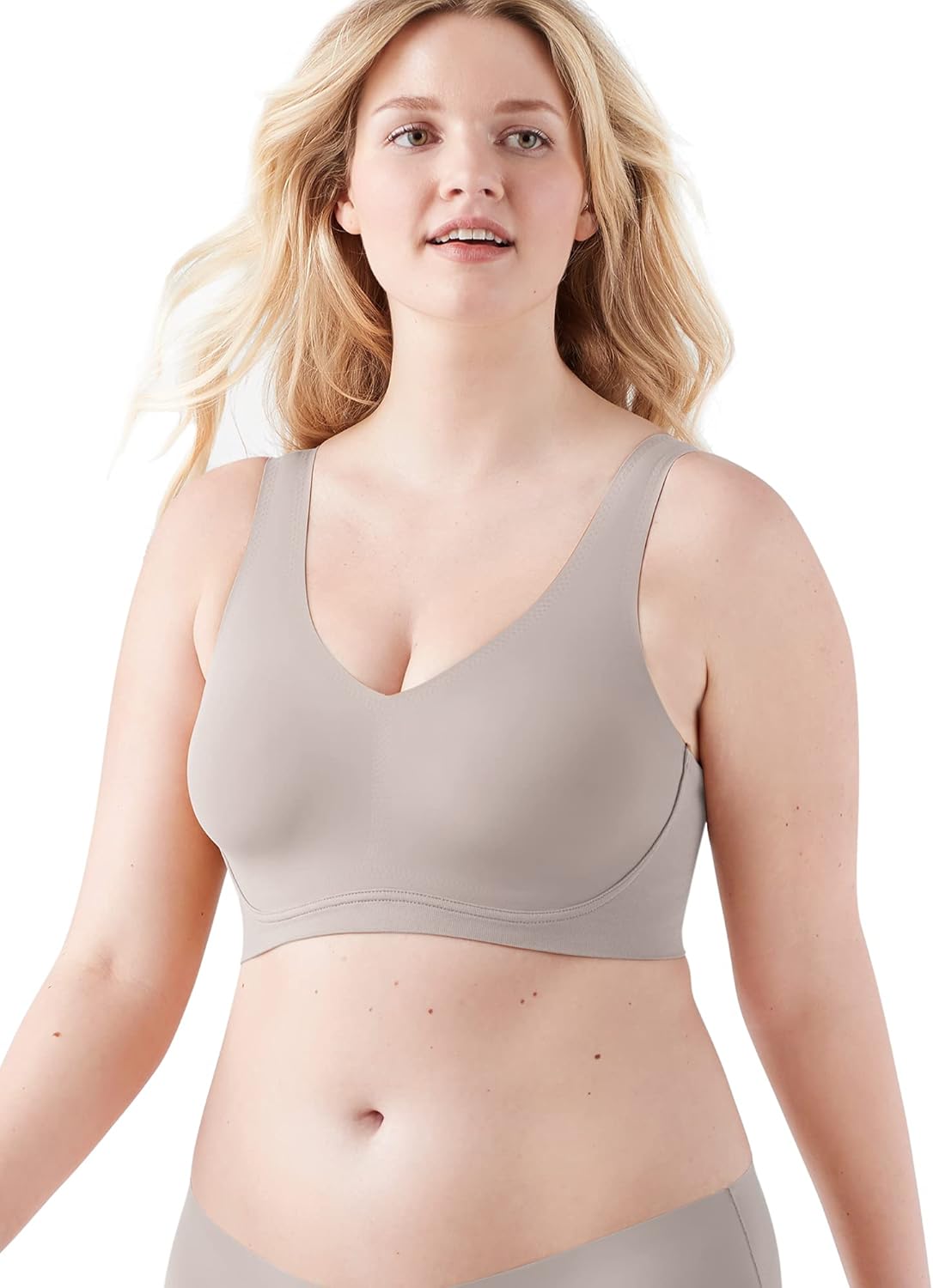 True & Co Women's True Body Lift V Neck Bra with Soft Form Band