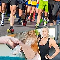 Vista 7 de 4 rollos de cinta adhesiva elástica, cinta adhesiva autoadhesiva, vendaje flexible para estiramiento, para tobillos, rodillas y muñecas en deportes