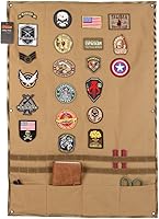Vista 13 de EXCELLENT ELITE SPANKER Tablero de exhibición de parches tácticos, panel de soporte militar plegable (marrón coyote, S)