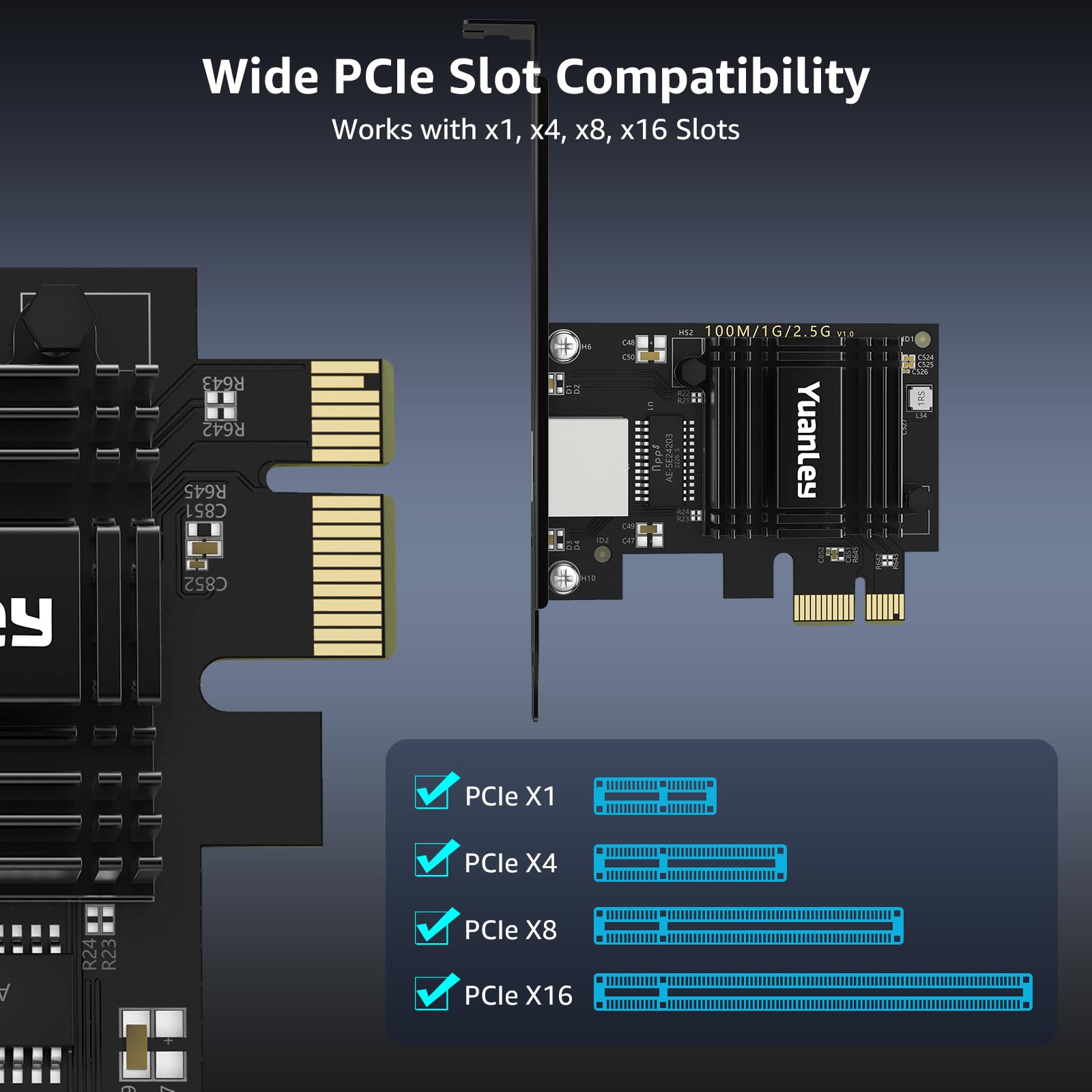 Scheda Di Rete PCIe 2.5G Gigabit Con Chip RTL8125B - Adattatore Ethernet Per PC Desktop Windows/Linux - Foto 5
