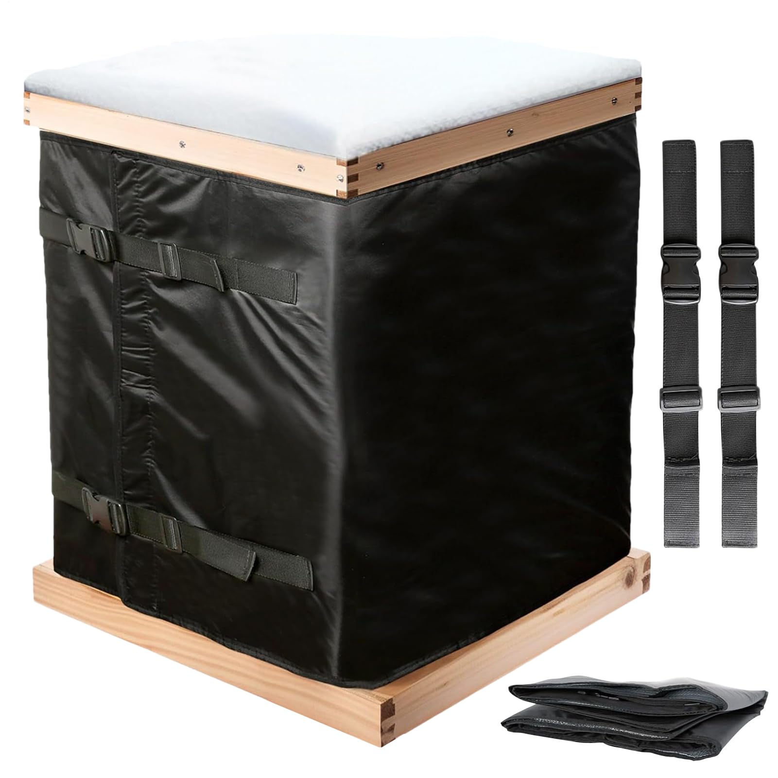 Housse de boîte à abeilles, isolation hivernale pour ruche | Housse d'isolation thermique en tissu Oxford,Boîte à abeilles réutilisable, housse de Protection réglable pour ruche, couverture de