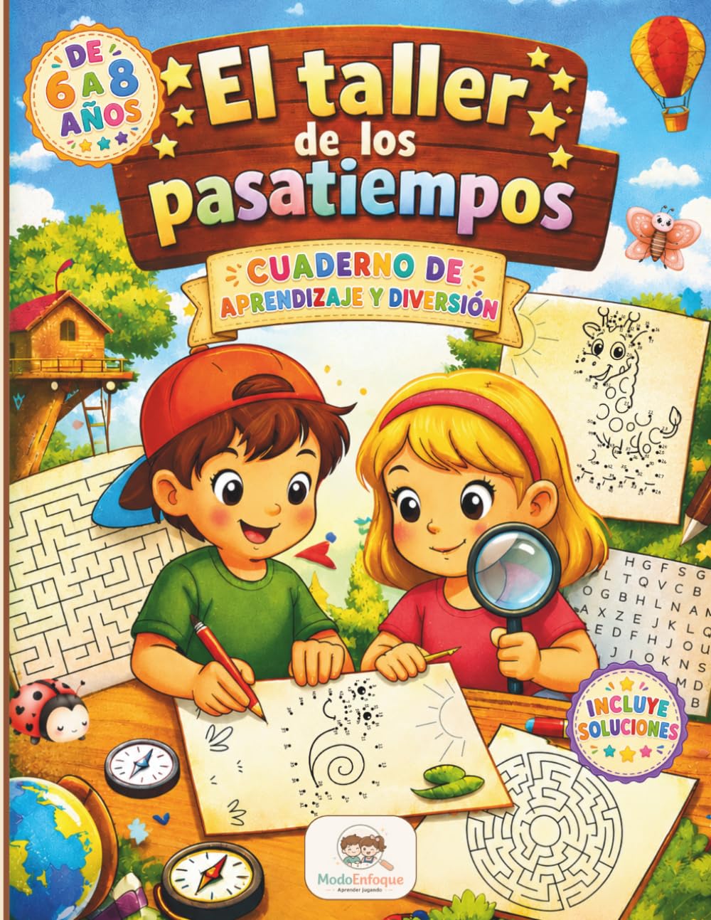 El Taller De Los Pasatiempos: Cuaderno De Aprendizaje y Diversión