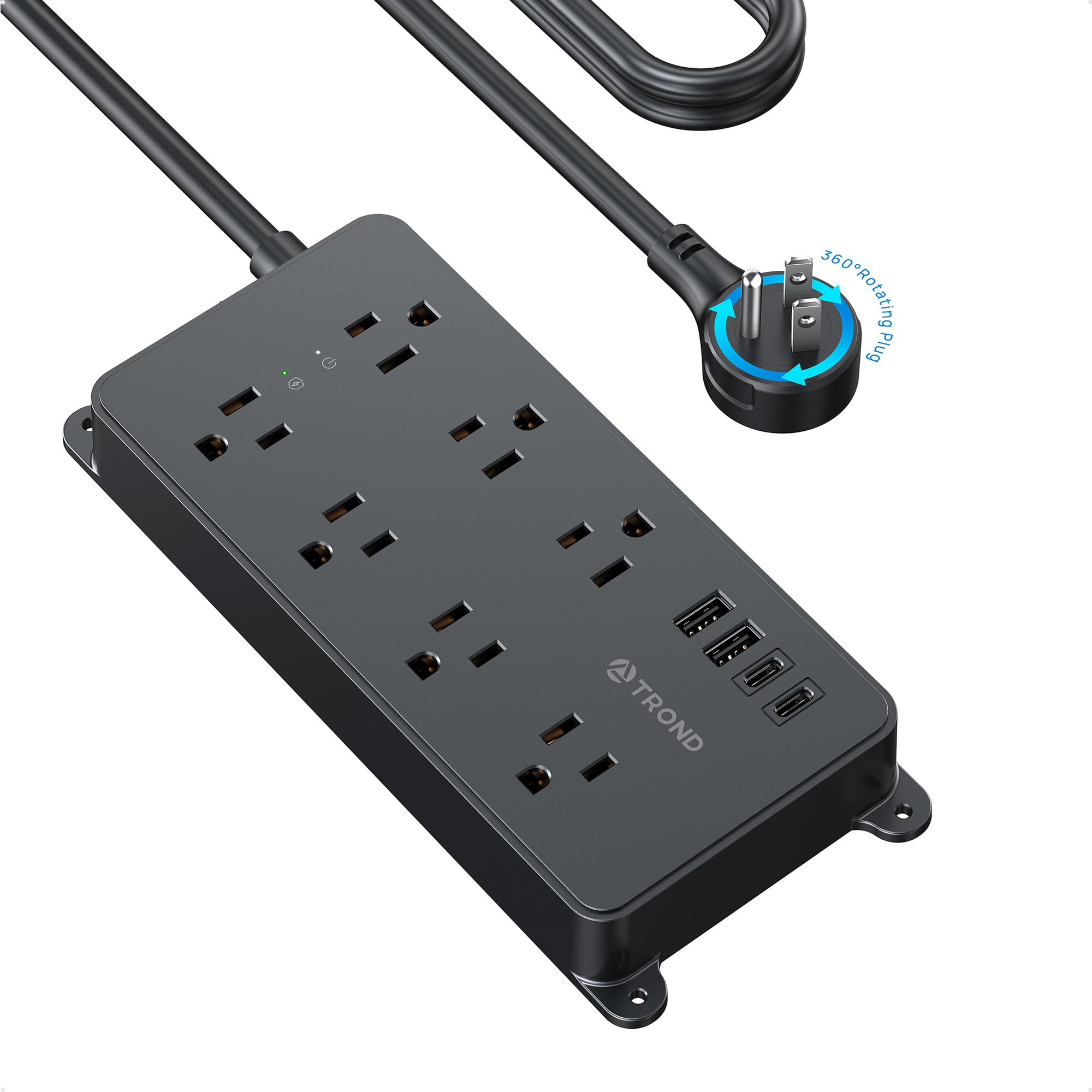 TROND Power Strip Surge Protector, Wall Mount, 5ft, ETL Listed — Amazon image 16