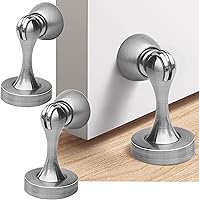 Vista 22 de Tope de puerta magnético mental sólido, montado en la pared, bronce aceitado