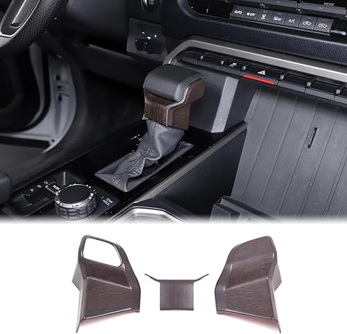 Vista 17 de Aunginsy Cubierta de freno de mano para palanca de cambios de automóvil, compatible con Toyota Tundra 2022+, Sequoia 2023+ y Tacoma 2024+, perilla