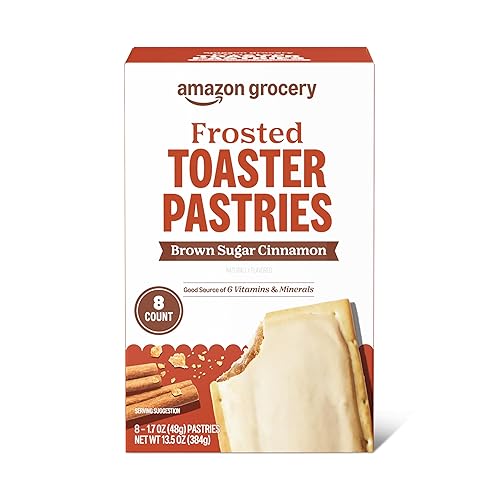 Miniatura 6 de Amazon Fresh Paquete de pastelería tostadora esmerilada (24 unidades de fresa y 12 quilates de azúcar morena de canela)