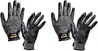 Pet Grooming Gloves for Dogs and Cats Deshedding Brush and Bathing Mitt with Soft Rubber Tips Gentle Massage Tool Removes Loose Hair Dirt and Dander Reduces Shedding Easy to Clean (2 Pack)