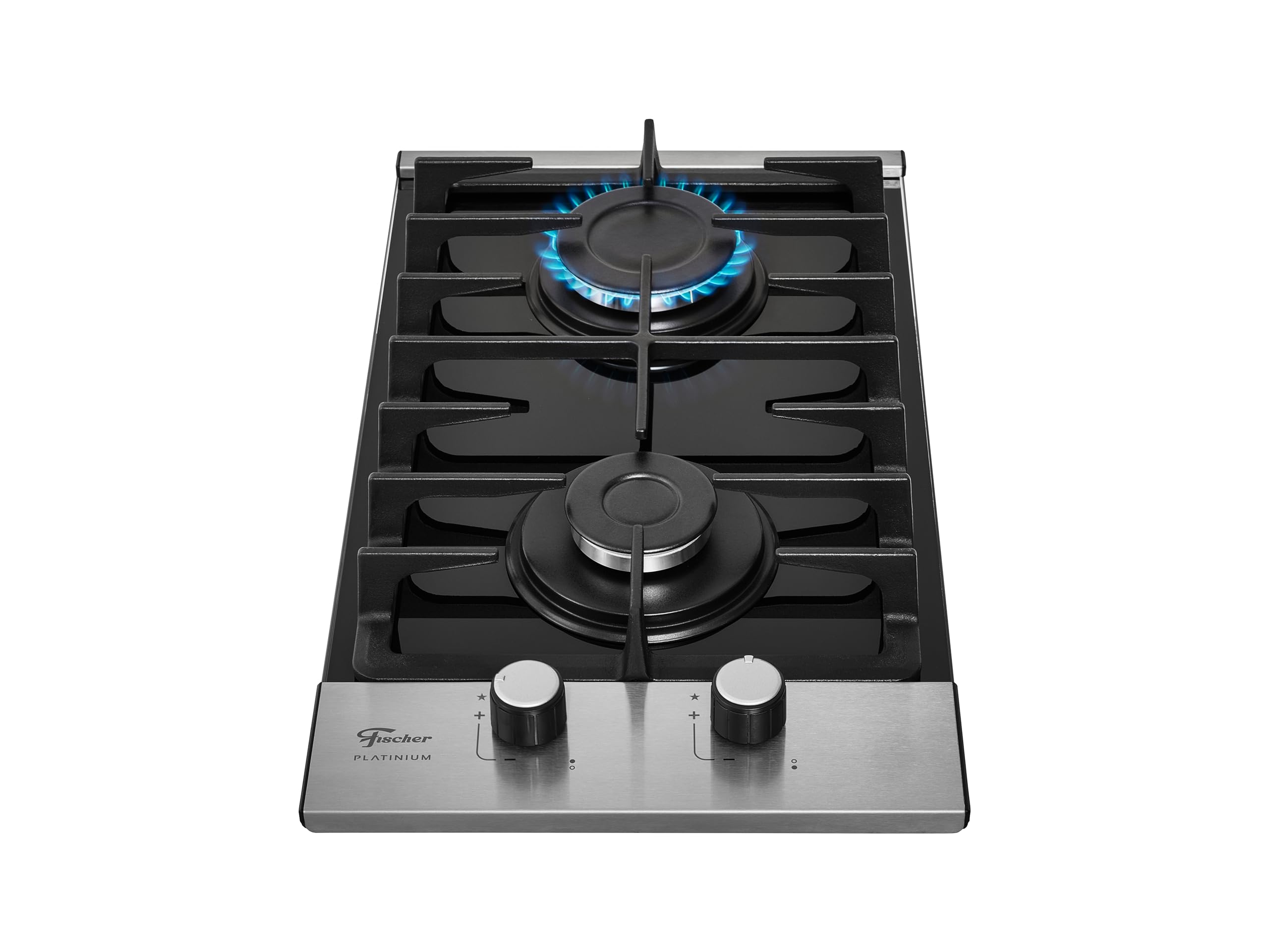 FISCHER COOKTOP À GÁS 2 BOCAS PLATINIUM MESA VIDRO PRETO 33795-92120