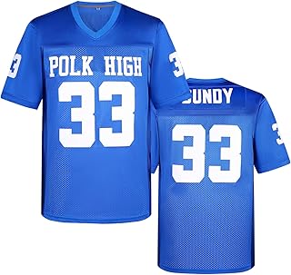 Retro Stitched Mesh Football Jersey #33 - Classic White Game Day Apparel