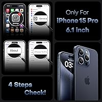 Vista 244 de TOCOL Funda magnética para iPhone 15 Pro Max, protección completa mejorada de la cámara, compatible con Magsafe, protección contra caídas, funda
