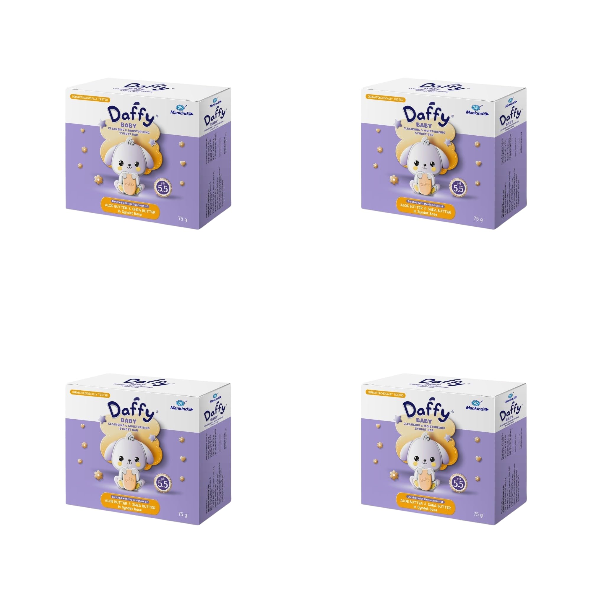 Dr reddy'sDaffy Bathing Soap (Pack of 4)