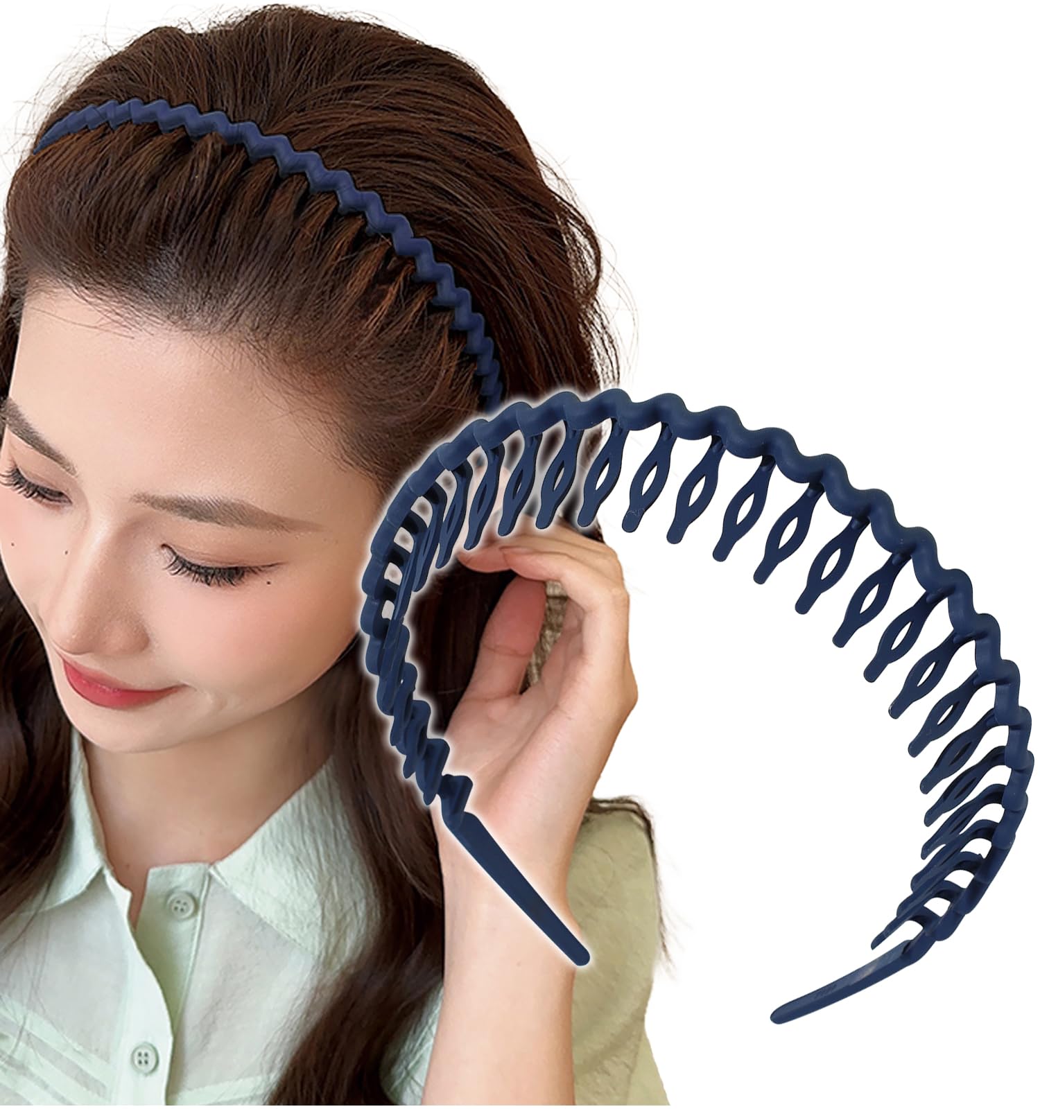 Amazon.co.jp: [Herbeluemily] カチューシャ ヘアバンド コーム付き