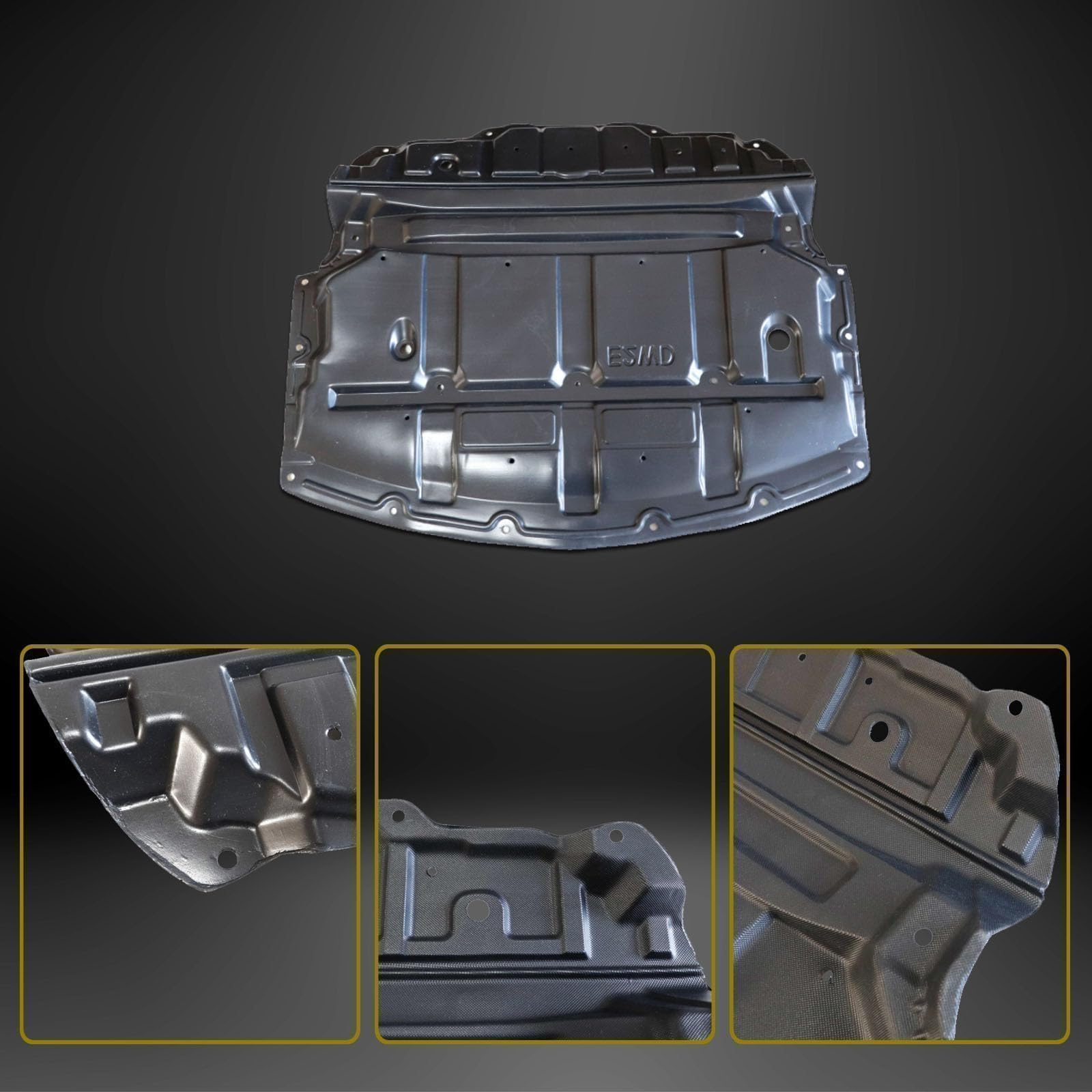 Amazon.com: Sekeseauto Engine Splash Shield Under Cover Front