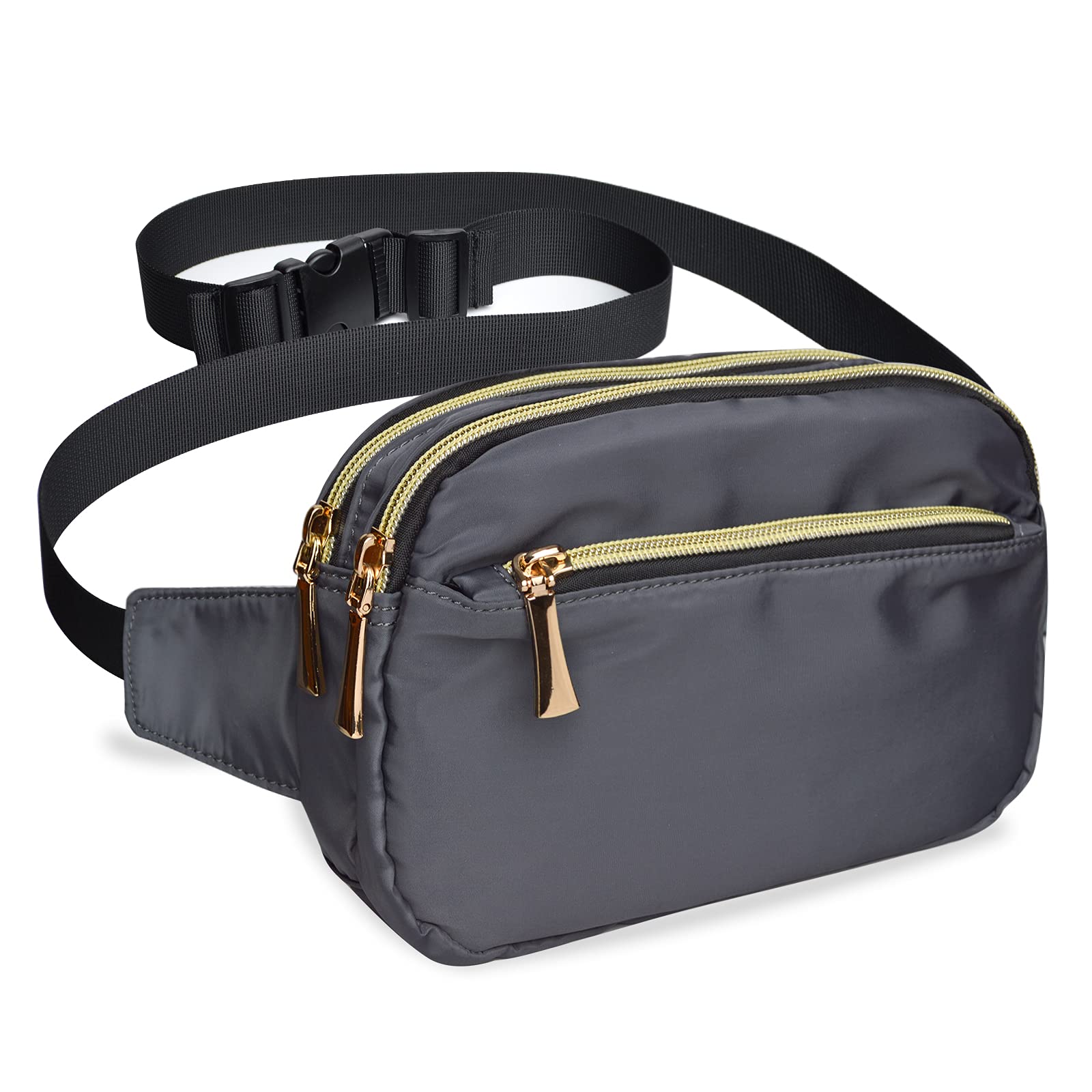 Fanny Packs for Women Men Fashion Plus Size Waist Pack Belt Bag Fanny Pack for Girls Boys with 5 Pockets Adjustable Belt, Cute Bum Bag Hip Bags for