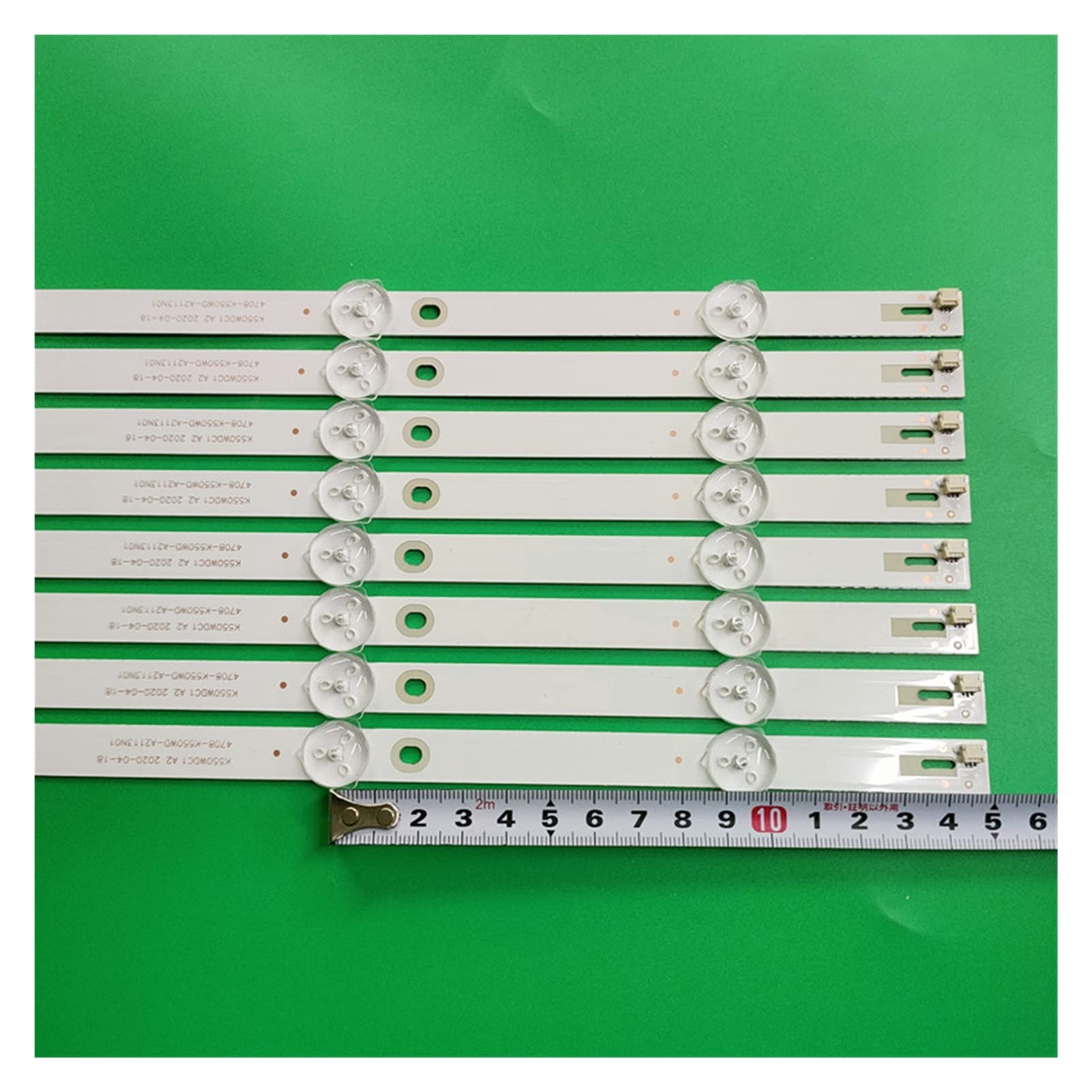 LED Hintergrundbeleuchtung Strip 5 Lampe for Philips 55 TV K550WDC1 A1 4708-K55WDC-A2113N01 55U5080 55PUF6092 471R1P79 4708-K55WDC-A1113N01(8PCS 5LED 6V)