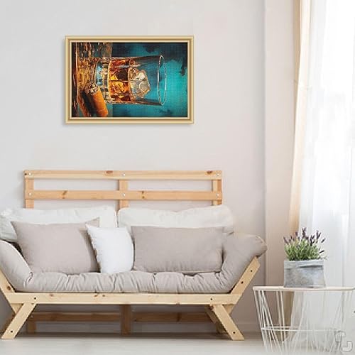 Miniatura 6 de Rompecabezas de 1000 piezas para adultos Whisky Puro Pintura Rompecabezas de madera Juguetes educativos para el cerebro 21216971