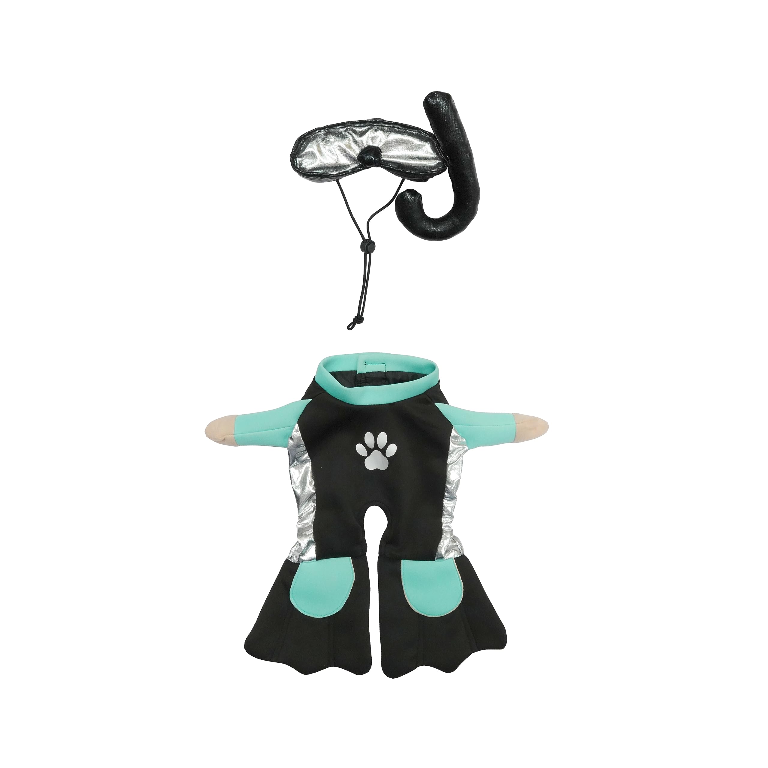 Best Furry Friends Scuba Diver Dog Costume, X-Small