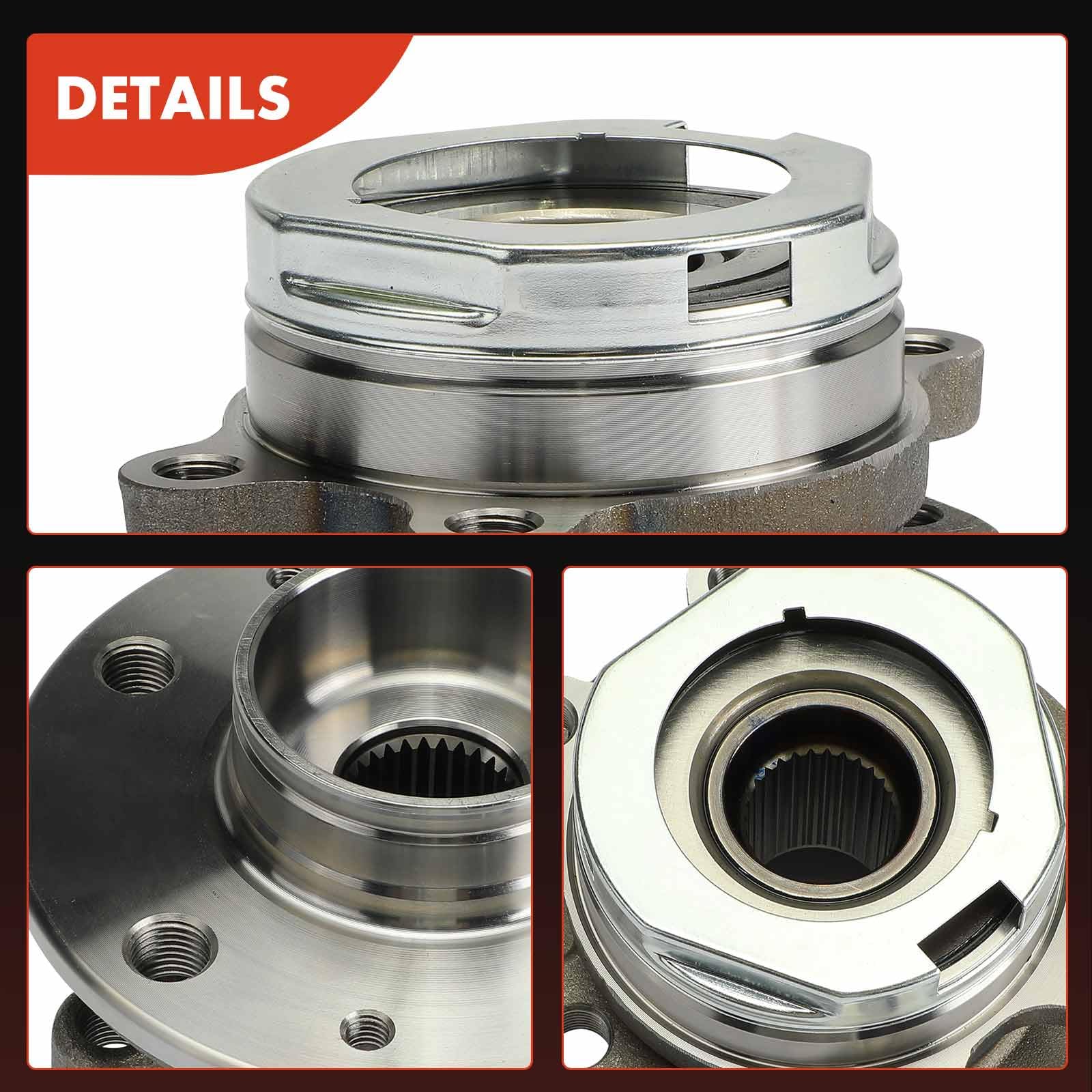 Frankberg Cuscinetto ruota Set di cuscinetti ruota Asse Anteriore Ruota flangiata diametro 143 Con ABS Alloggiamento Sensore Compatibile con Vivaro Combi X82 Trafic III Bus JG Vivaro X82 XHGB43023S0
