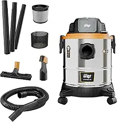 WAP Aspirador de Pó e Água GTW INOX 20i, Compacto, 20 Litros, com Soprador e Filtro Lavável, 170mbar 1900W 127V