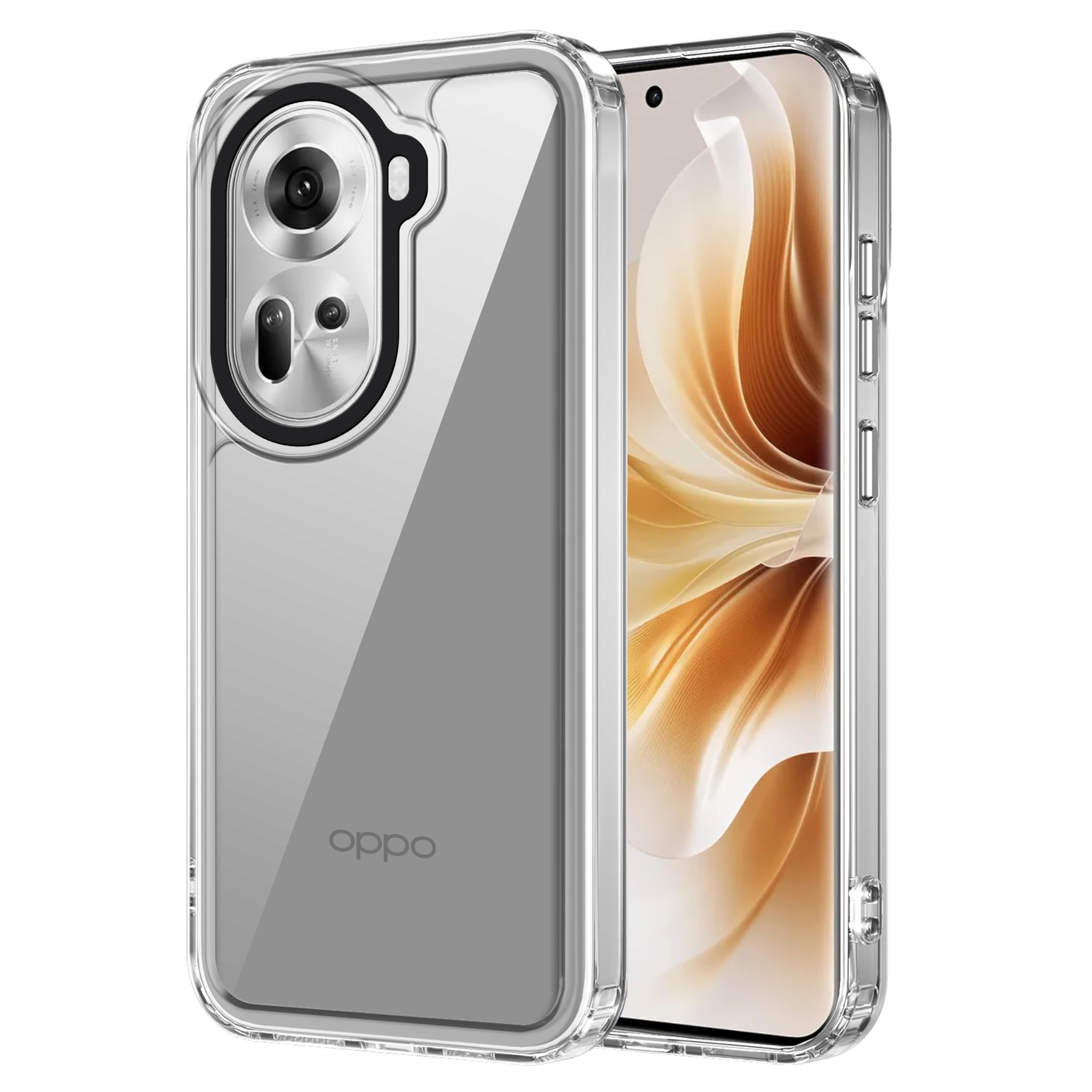 amazon basics Back Case Cover for Oppo Reno 11 5G (Polycarbonate, Thermoplastic Polyurethane_Transparent) (B0CYGN2WDQ) Amazon Price History, Amazon Price Tracker