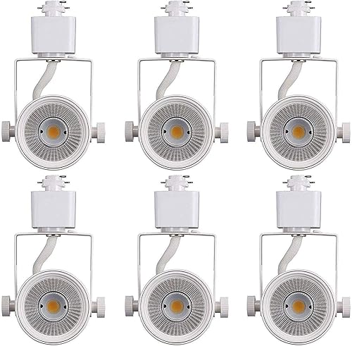 Miniatura 7 de Cloudy Bay Cabezal de luz LED regulable de 8 W, luz de día CRI90+ 5000K, ángulo de inclinación ajustable, ángulo de inclinación ajustable, ángulo de