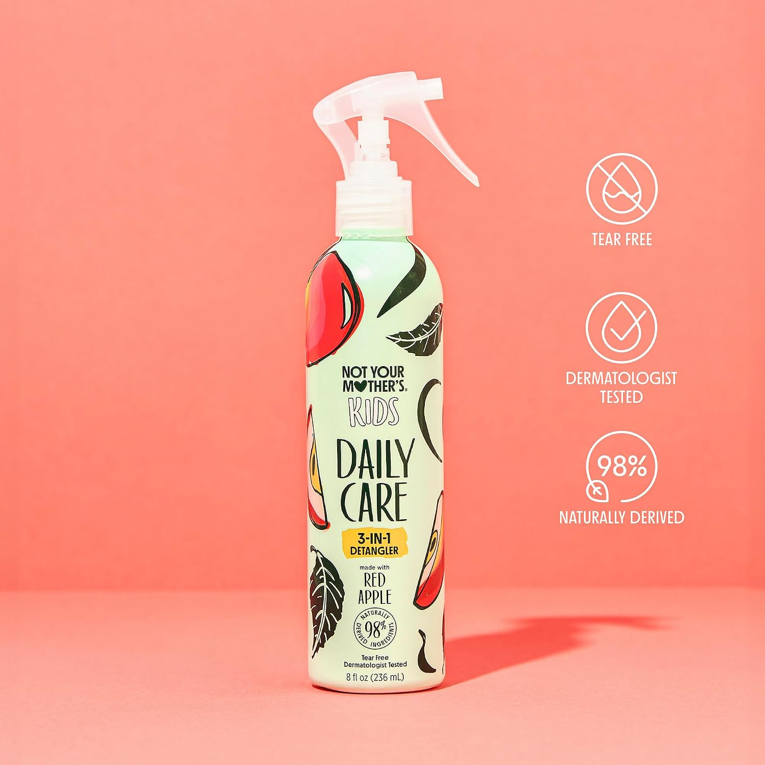 Not Your Mother's Kids Daily Care 2-In-1 Shampoo & Conditioner and 3-In-1 Detangler (2-Pack) - Hair Products for Kids - Ideal for All Hair Types