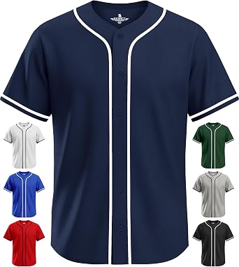 Exxact Sports Blank Baseball Jersey for Men & Women
