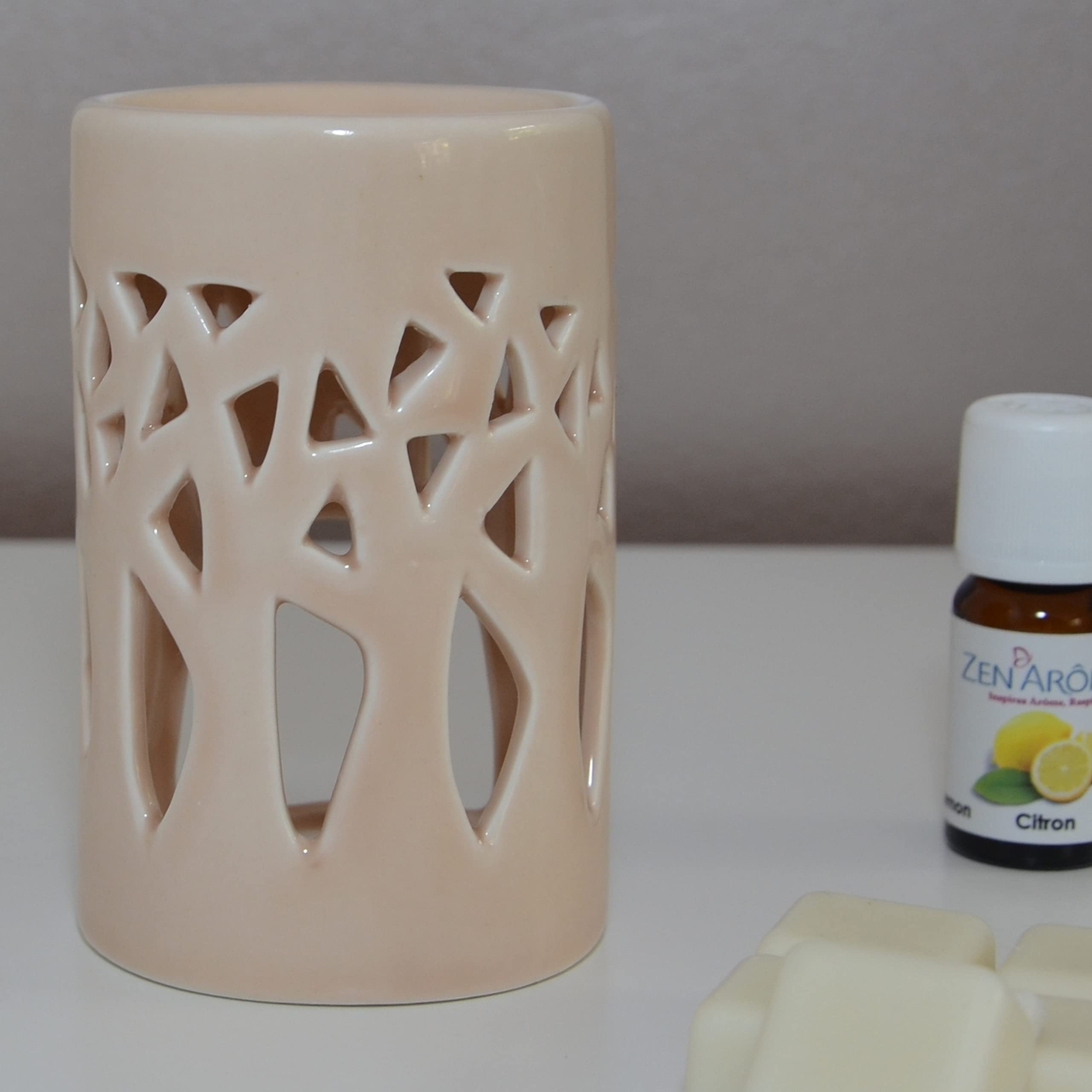 Zen'Aroôme - Bruciatore Di Oli Essenziali, Fondenti Profumati, Quadrati