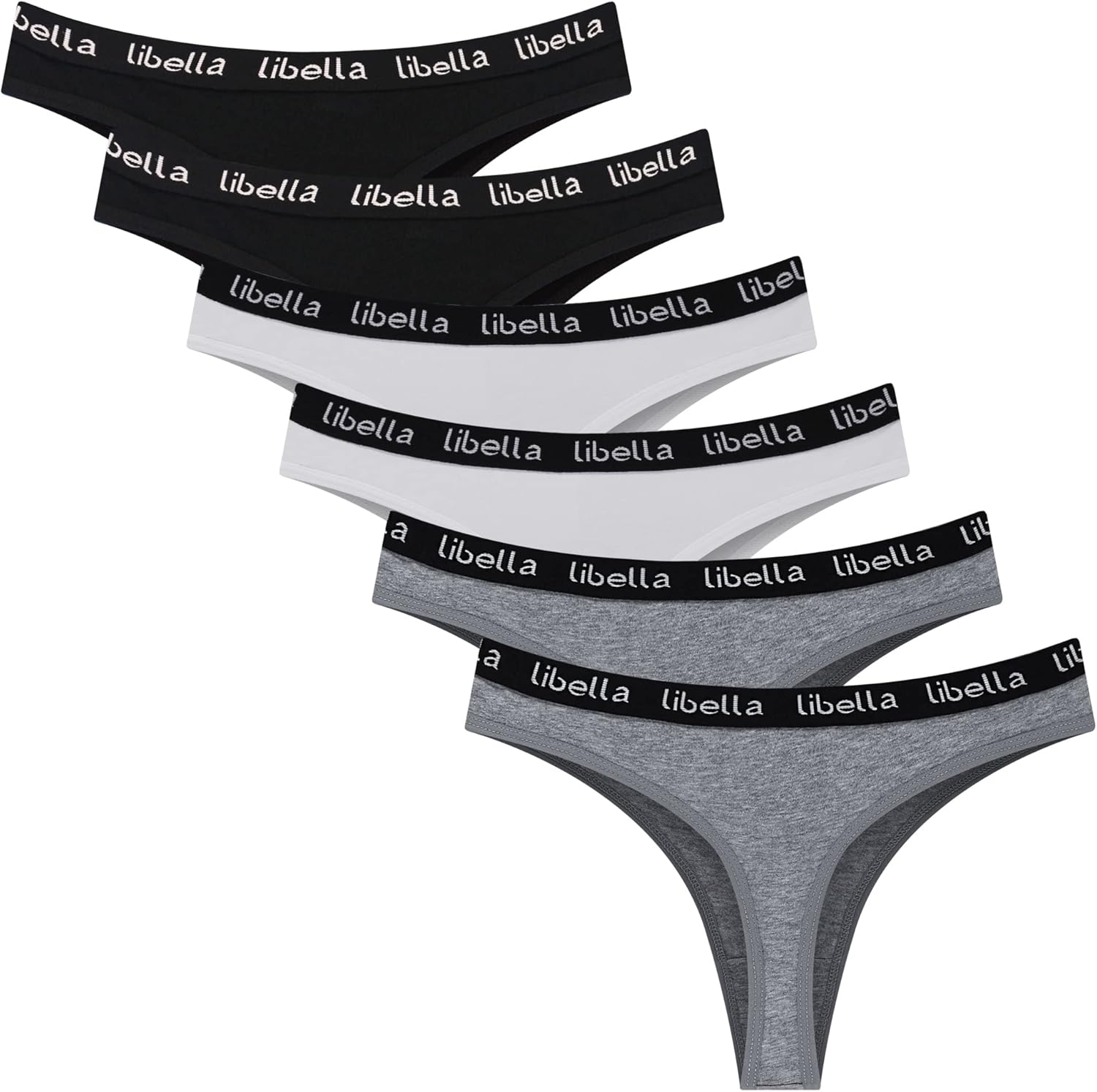 Allxwek Womens Thongs Cotton G String Sport Logo Panties Underwear 3207 : Clothing, Shoes & Jewelry