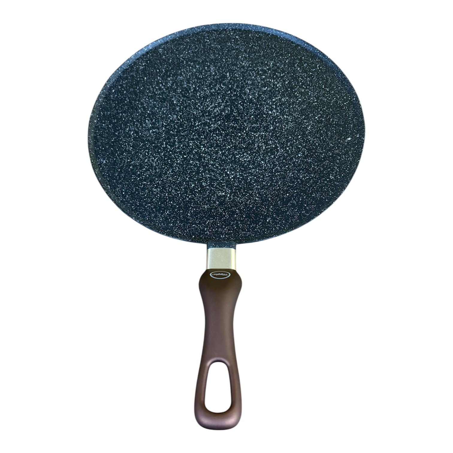 Generico Teggia Testo Romagnolo 32 cm, Piastra Antiaderente per Piadine, Carne, Pesce e Verdure, Adatta a Tutti i Piani Cottura, Made in Italy