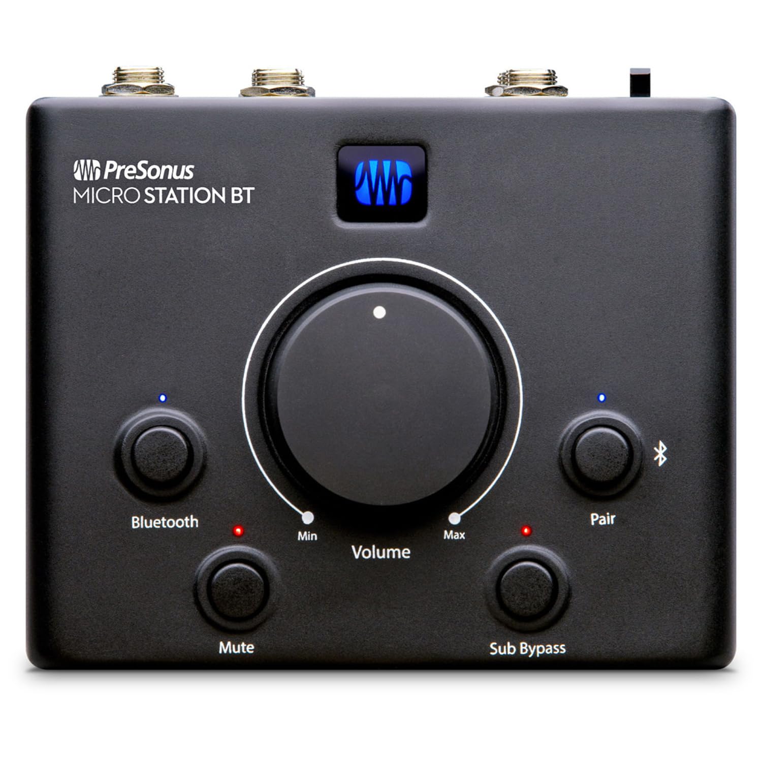 Presonus Micro Station BT Audio Monitor-Controller mit 2x keepdrum Klinkenkabel