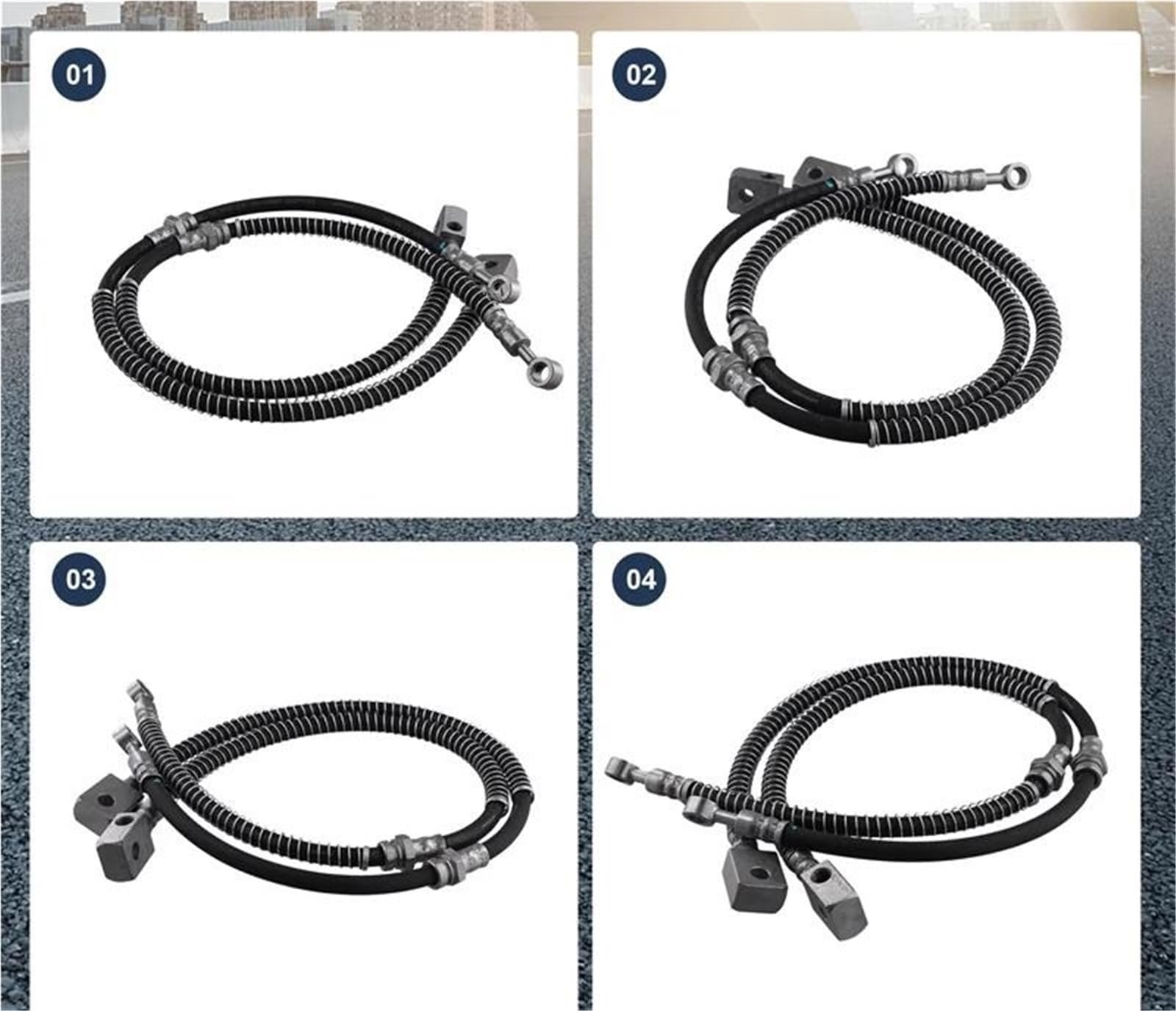 Tubo Flessibile Freno Anteriore Per SSANGYONG Per ACTYON Per KYRON 4871109002 gruppo tubo freno