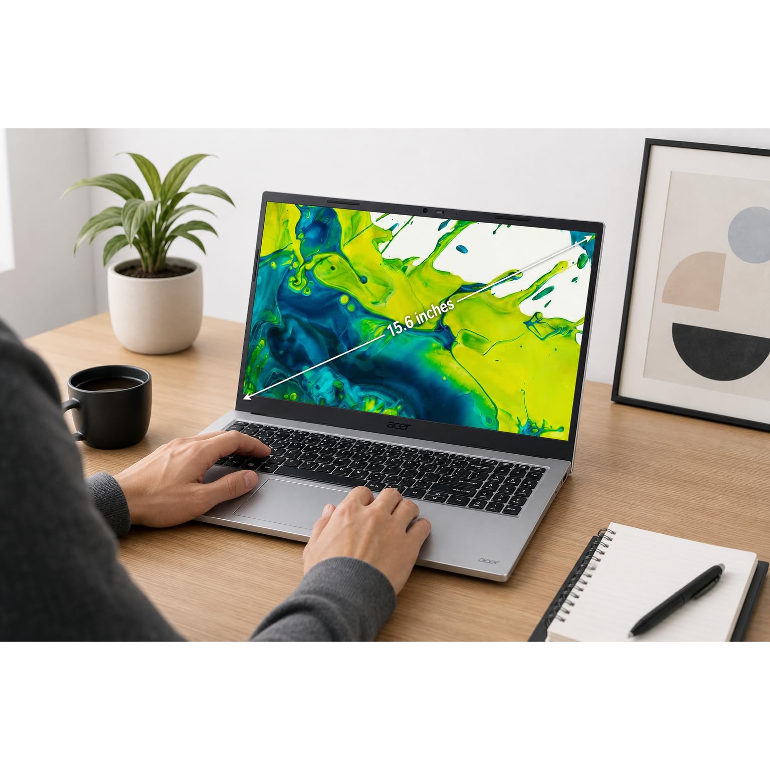 Newegg Ordinateur portable Aspire Go 15 AI Ready 15,6" FHD (1920 x 1080) IPS Display