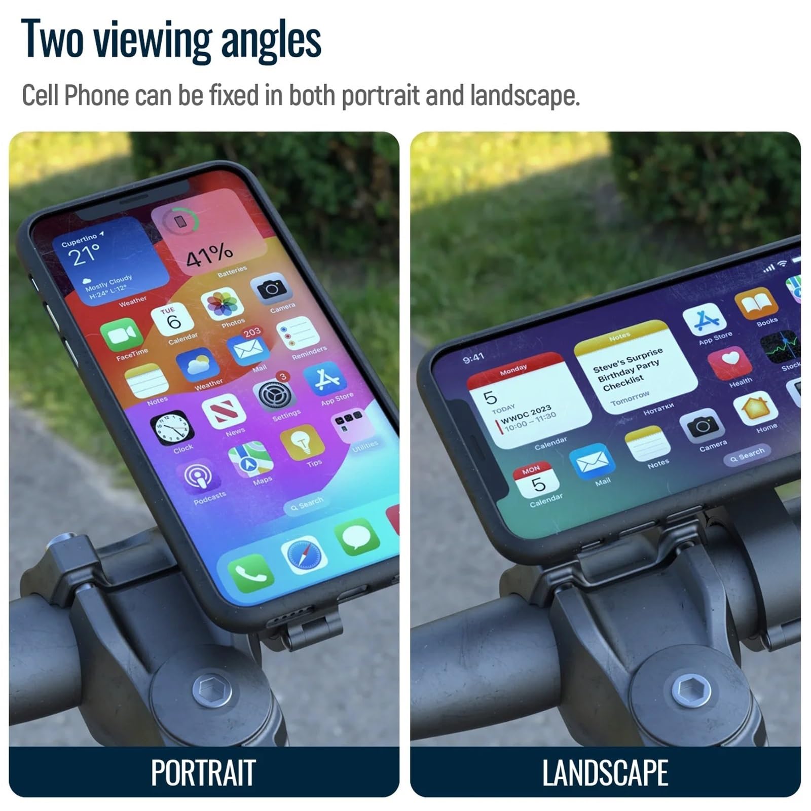 Uchwyty kierownicy telefon komórkowy Uchwyt na telefon do roweru, motocykla, górskiej drogi, skutera, Quick Lock, uniwersalny uchwyt na kierownicę Uchwyt na telefon komórkowy(Mount Pro)