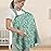 UHINOOS Nursing Cover for Mom Breastfeeding, Baby Privacy Nursing Covers Up Breathable Cotton with Ajustable Hoop for Mother (Muslin Green)