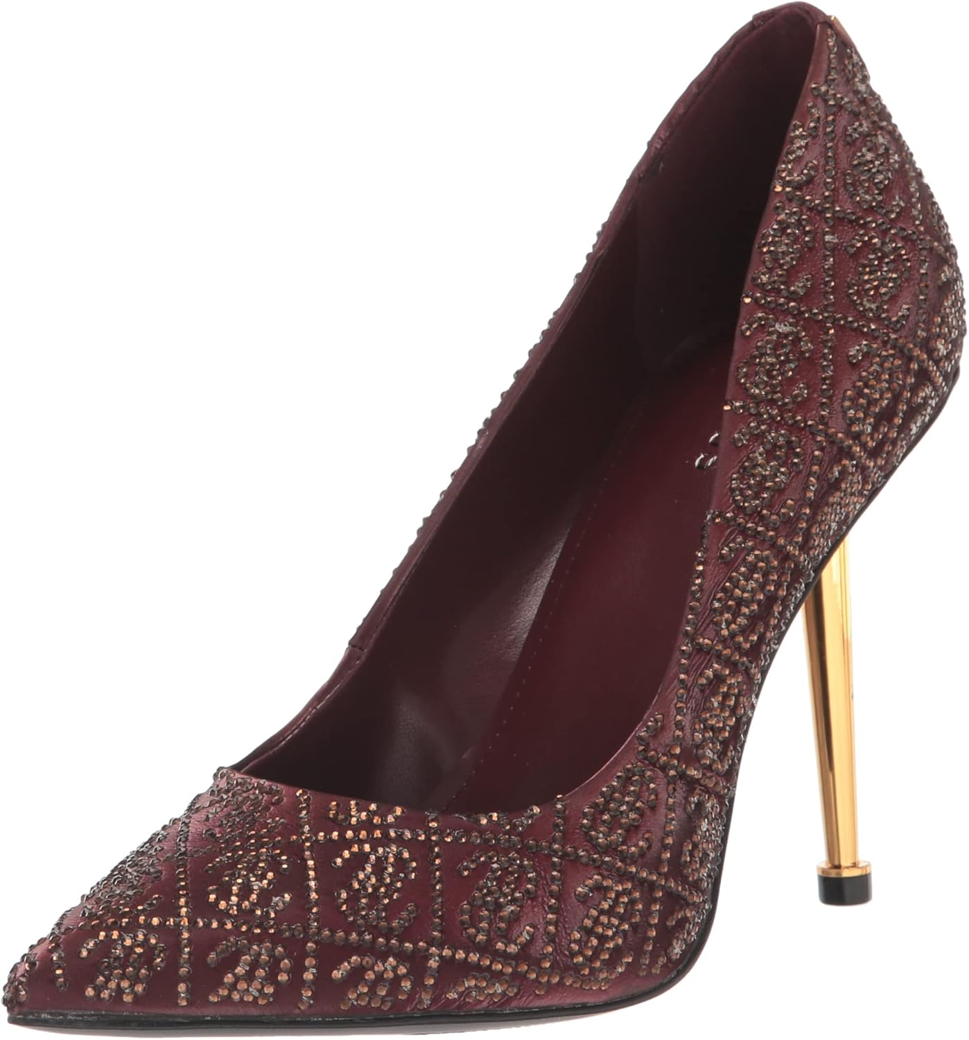 GUESS Women's SORENA Pump, Wine 610, 6