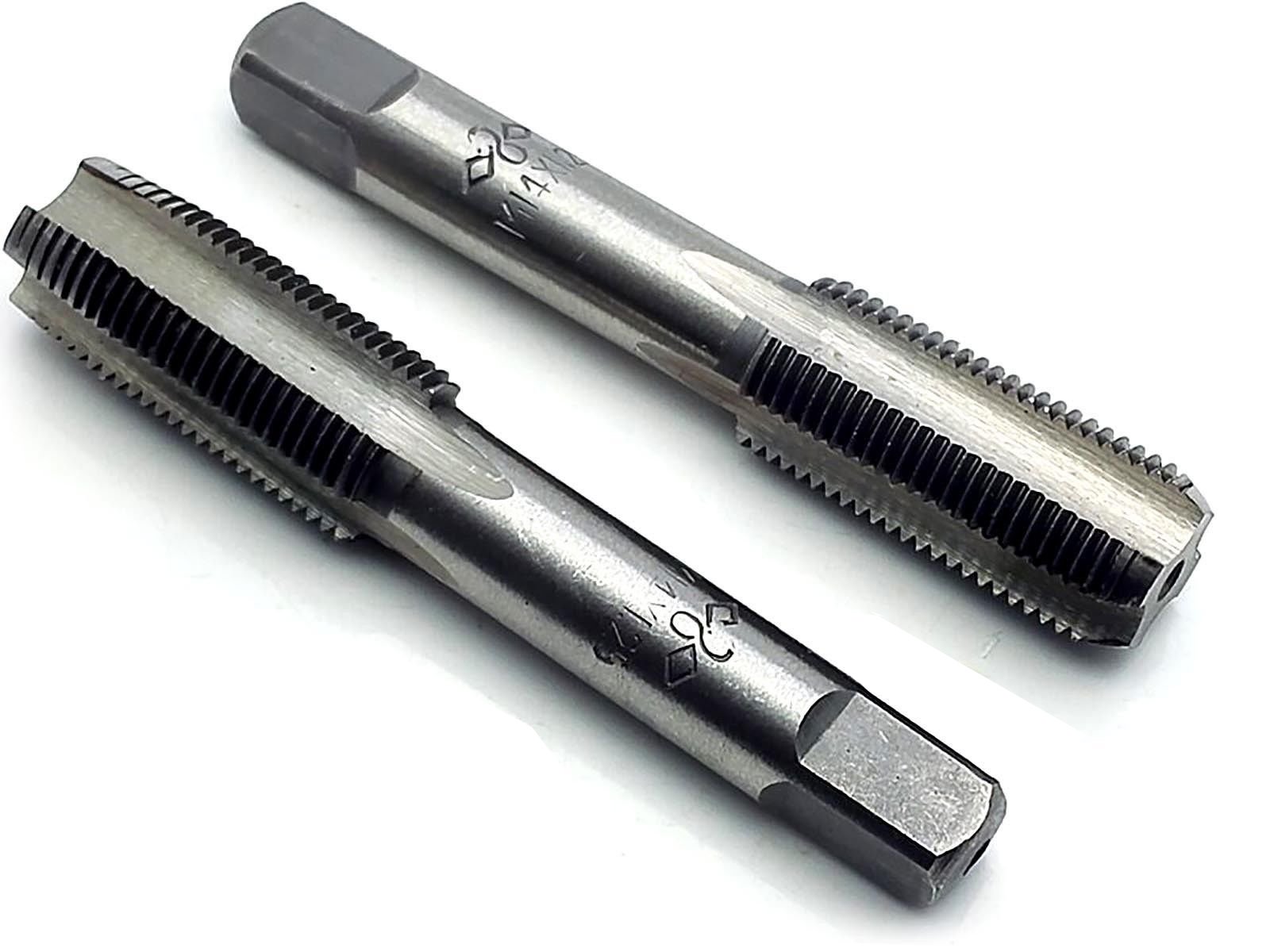 M14 X 1mm Metric Tap And Die Set – Tungsten Steel Taper & Plug Tap With Die Nut, Right-Hand Thread