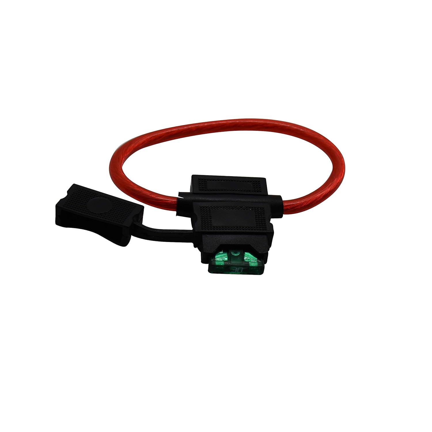 10 Pack-in line Fuse Holder 12AWG Cable with 10pcs of 30A Standard Spade fuses Ideal for car Truck Maintenance! : Automotive
