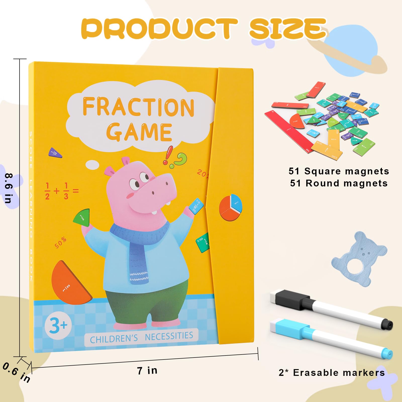 FIPKE Magnetic Fraction Educational Puzzle - Image 4