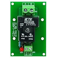 Vista 1 de CZH-Labs 24V Passive SPST-NO 30Amp Power Relay Module Board.