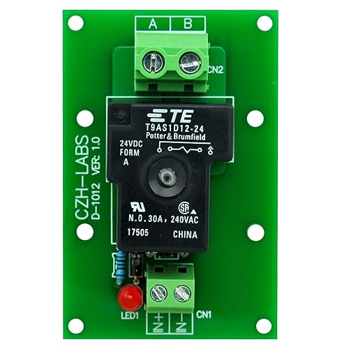 Miniatura 1 de CZH-Labs 24V Passive SPST-NO 30Amp Power Relay Module Board.