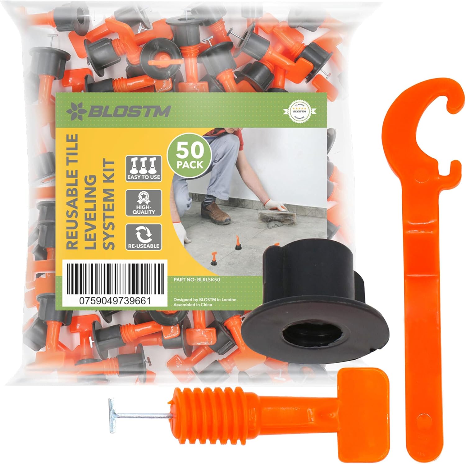 Kit Livellamento Piastrelle 601 Pezzi - Con Pinza Per Posa Perfetta - Foto 4